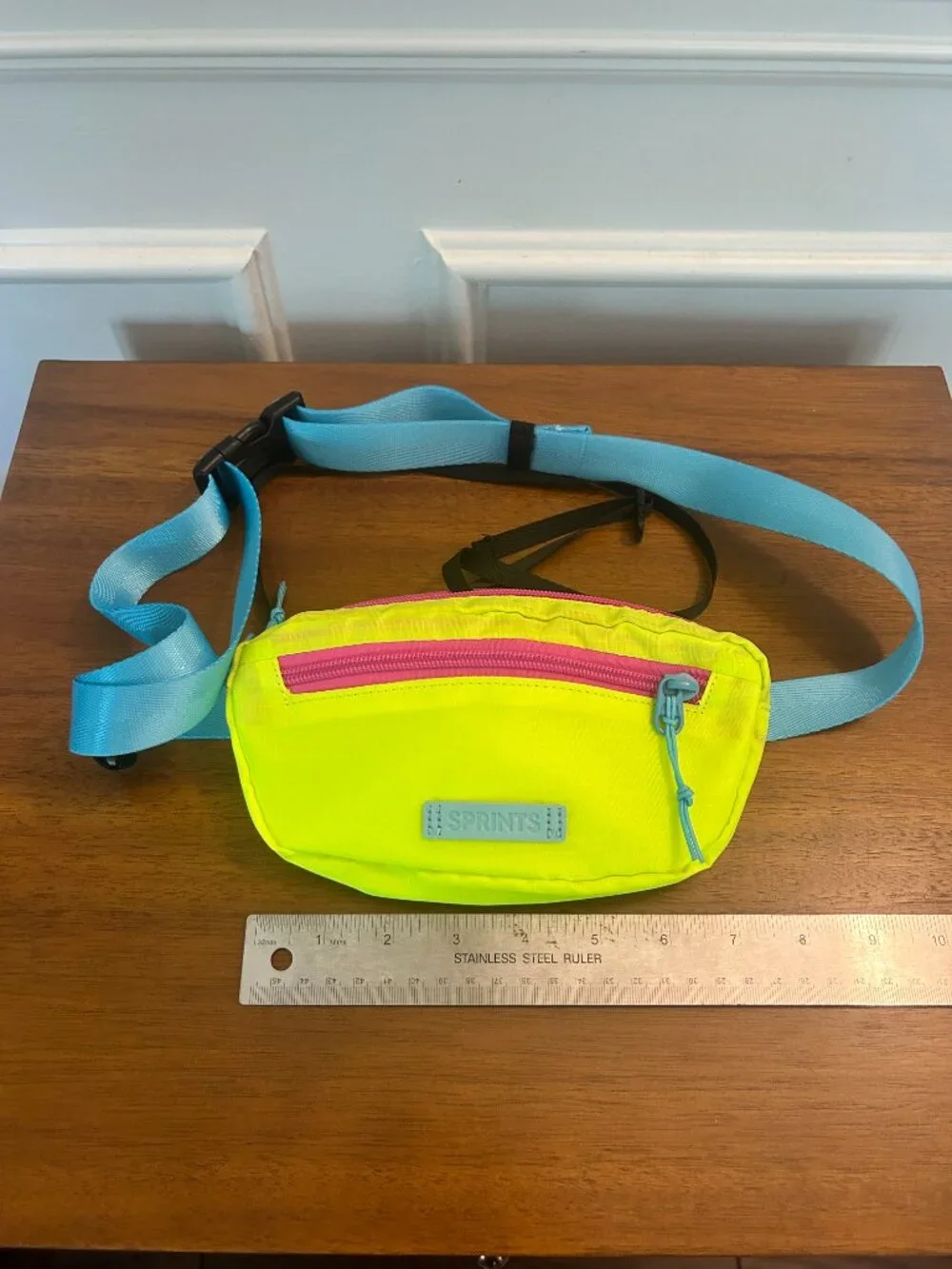 Sprints Sling It Bag Acid Glow | No Bounce 3rd Strap | Vibrant Cute Functional